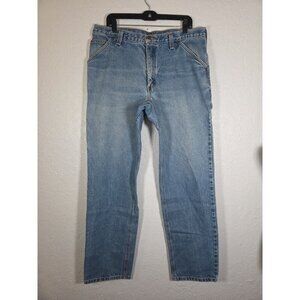 Diamond Gusset Men's Stright jeans 38x36 Riding Casual Made In USA